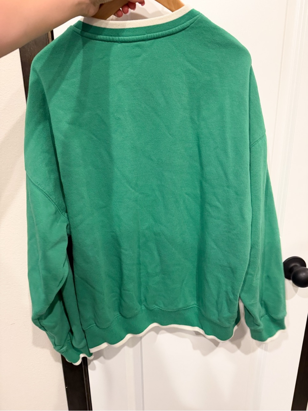 '47 Green Boston V-Neck Team Sweatshirt - Picture 5 of 5